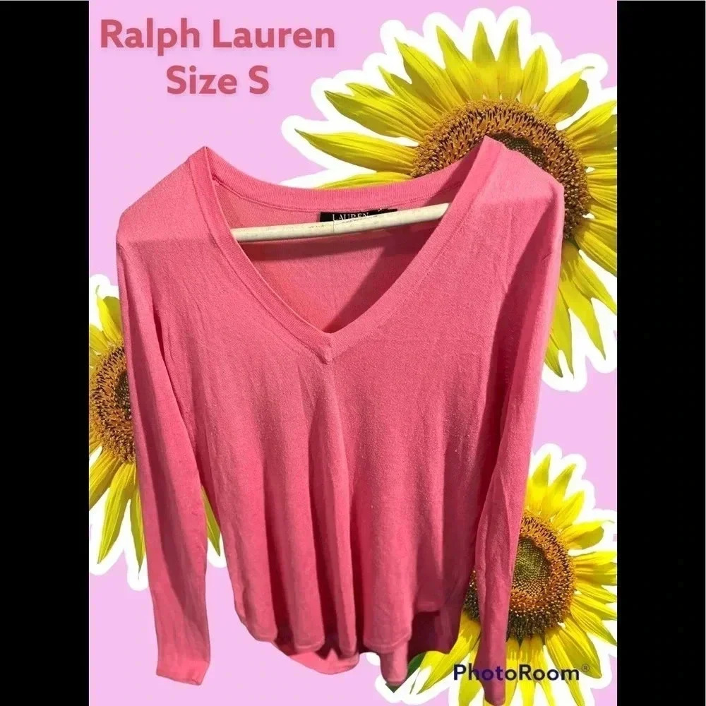 Ralph Lauren Pink Sweater Size S